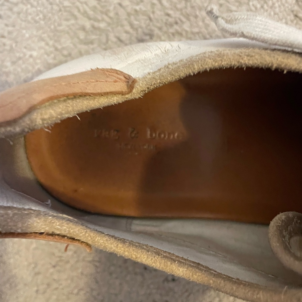 Rag & Bone Women's Cream and Gray Sneakers - Picture 5 of 6